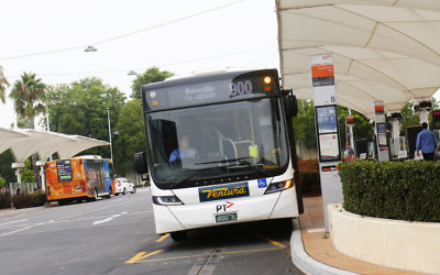 The number 900 bus heading from Chadstone to Oakleigh. Photo: Peter Haskin.