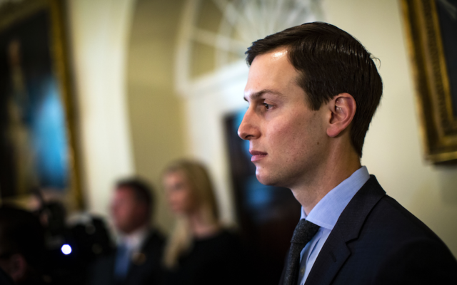 Jared Kushner during a Cabinet meeting in the White House in Washington, D.C., May 9, 2018. (Al Drago-Pool/Getty Images)