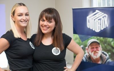 The Good Box co-founders Madelyn Jones (left) and Gali Blacher.