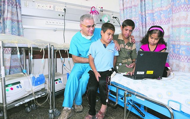 Young patients at Rambam hospital.