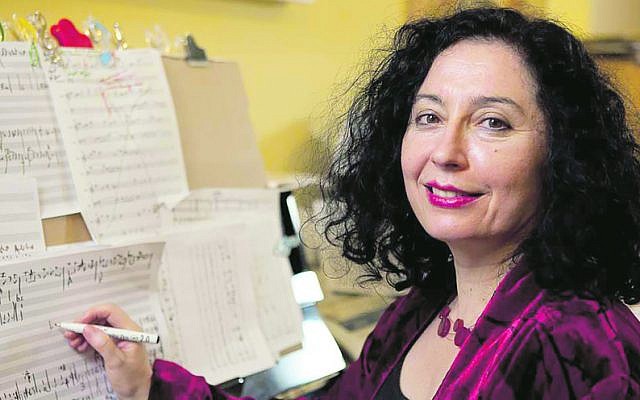 Composing at the piano is where Elena
Kats-Chernin feels at home. “I am joined
at the hip with my music paper and my
piano ... It’s somehow my place.”