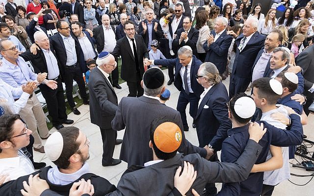 Celebrations at Central Synagogue’s official opening of its Paul and Eva Lederer Youth Campus and Art Garden. Photo: Nadine Saacks Photography