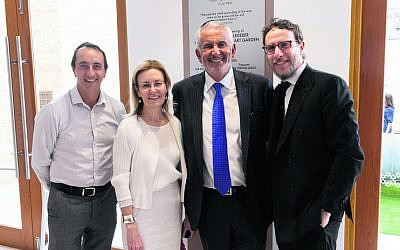 From left: Dave Sharma, Gabrielle Upton, Paul Lederer, Rabbi Levi Wolff.
