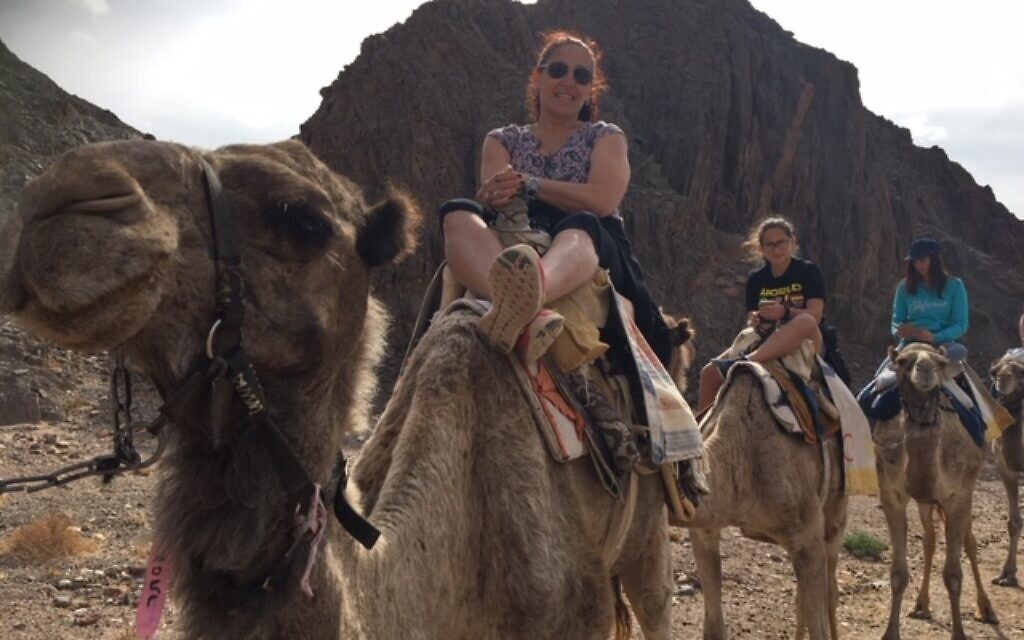 Michal Levy entered this photo of her daughter Karina enjoying a camel ride in Eilat.