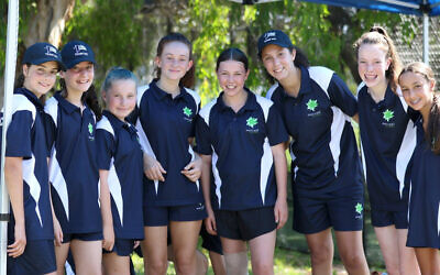 Members of Team Victoria at last year's Maccabi Junior Carnival. This year's carnival begins on January 21 in Perth.