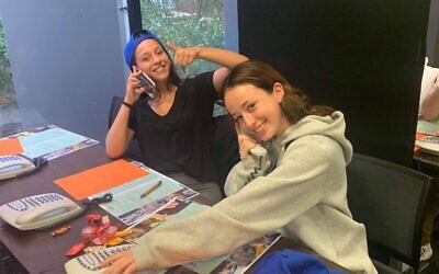 NSW volunteers making calls for JNF's Green Sunday. Victoria's appeal will be held this Sunday, February 16.