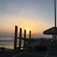 David Rothberg entered this sunset photo taken at Haifa beach.