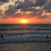 David Rothberg entered this sunset photo taken at Tel Aviv beach.