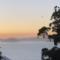 Elka Borden entered this sunset photo taken at Alcatraz Island.