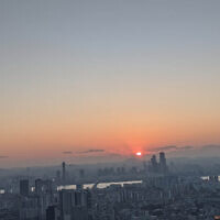 Susan Wise entered this sunset photo taken in Seoul, South Korea.