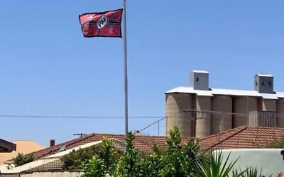 A Nazi flag flying in the Victorian town of Beulah earlier this year sparked
renewed calls for a swastika ban.
