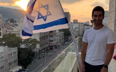 Australian Gili Bar celebrates Yom Ha’atzmaut in lockdown at home in Haifa.