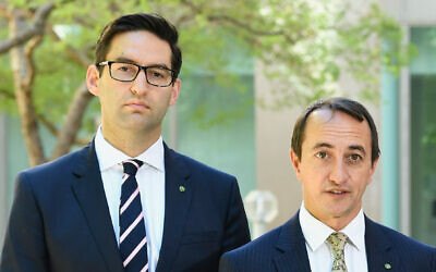 Labor MP Josh Burns and Liberal MP Dave Sharma. Photo: Auspic/DPS