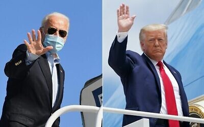 Democratic presidential candidate Joe Biden and US President Donald Trump. Photos: Angela Weiss and Mandel Ngan/AFP
