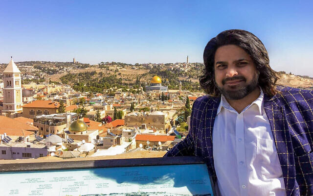 Liberal Party WA policy committee chairman Sherry Sufi in Jerusalem.
Photo: Facebook