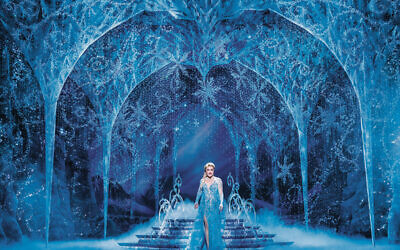 Jemma Rix as Elsa in Frozen. Photo: Lisa Tomasetti