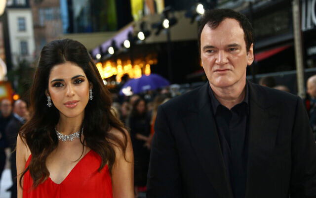 Quentin Tarantino and wife Daniela Pick. Photo: Joel C Ryan/Invision/AP