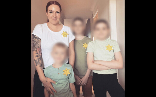 Sarah Mills and her children.
Photo: Instagram