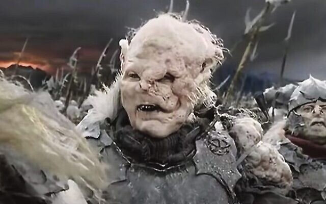An orc in The Lord of the Rings. 
Photo: YouTube screenshot