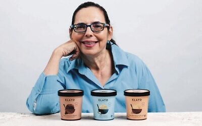 Roz Kaldor-Aroni with her range of healthy ice cream.