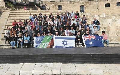 Participants on a previous JNF mission to Israel.