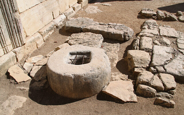 Water well from the talmudic period at Baram synagogue national park. Photo: Alonfridman, dreamstime.com