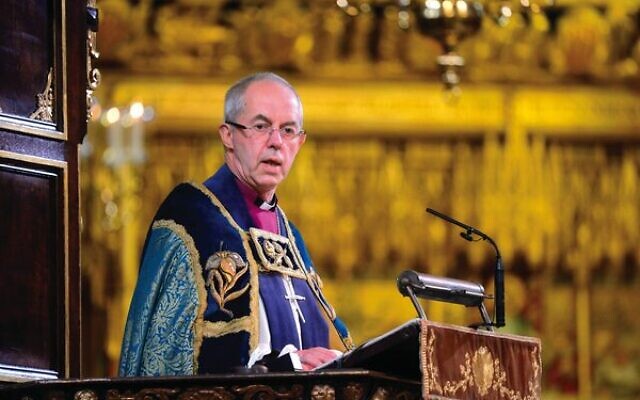 Archbishop of Canterbury Justin Welby.
Photo: Paul Grover/Pool photo via AP