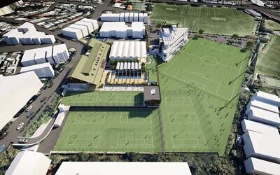 An artist’s impression of the new Hakoah complex.