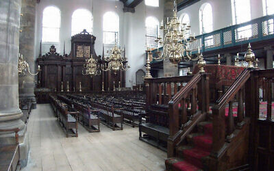 Sephardi synagogue, Amsterdam. Photo: Wikipedia.org