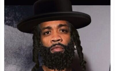 Wiley tweeted an image of himself as an Orthodox Jew with the caption "Gang s**t". 
Photo: Screenshot