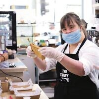 Racheli Naparstek working at Access Inc newest pop up, The Trusty Toastie at Cafe Rothschild on Glenhuntly Rd. Racheli Naparstek working at Access Inc newest pop up, The Trusty Toastie at Cafe Rothschild on Glenhuntly Rd.