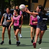 The girls enjoying the sports at Junior carnival.
Photo: Shane Desiatnik The girls enjoying the sports at Junior carnival.
Photo: Shane Desiatnik