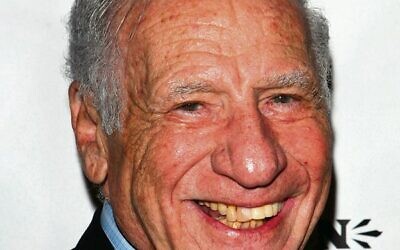 Mel Brooks (right) says his comedy is "New York humour".