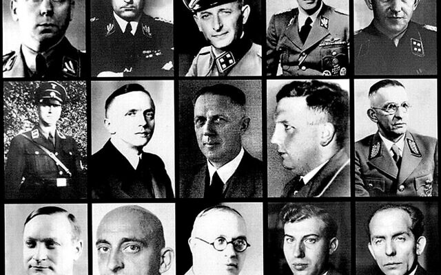 The senior Nazis who took part in the Wannsee Conference. Photo: Twitter