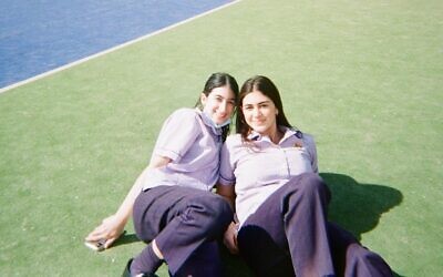 INternational Baccalaureate students Sara Pisacane (left) and Mia Moshinsky.