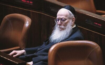 Yaakov Litzman last July.Photo: Yonatan Sindel/Flash90