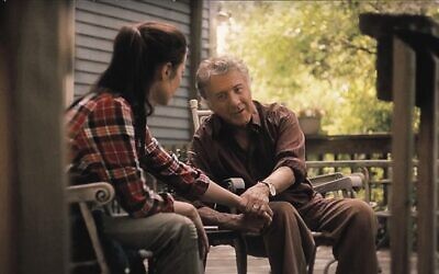 Dianna Agron and Dustin Hoffman in As They Made Us.  Photo: YouTube
