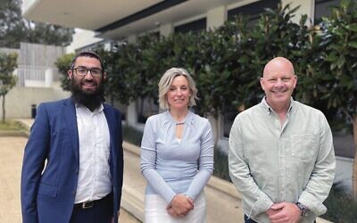 Pictured from left: Shlomo Nathanson, C Care Co-Founder and CEO; Tanya Abramzon, CEO Emmy Monash Aged Care; and Rod Nirens, Emmy Monash president.