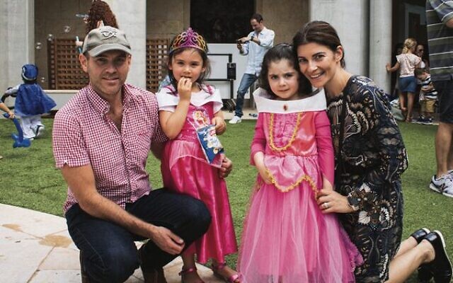 From left: Anthony and Anna Green, Sienna and Beata Lipman.