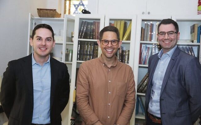 From left: David Ossip, Brandon Srot, Darren Bark.