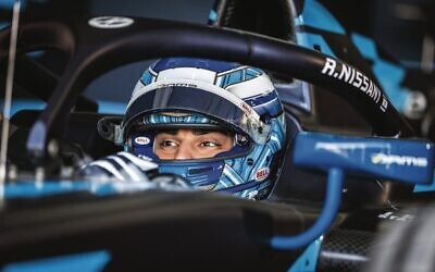 F2 Israeli driver Roy Nissany racing in Bahrain last weekend.