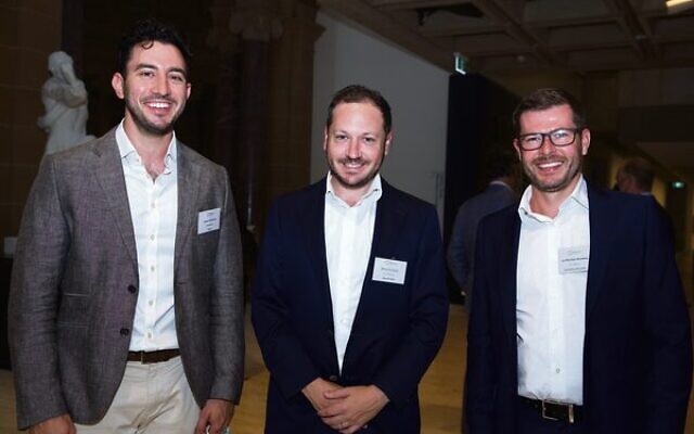 From left: Simon Weinstock, Simon Grunstein, Luc Marshall-Weinberg.