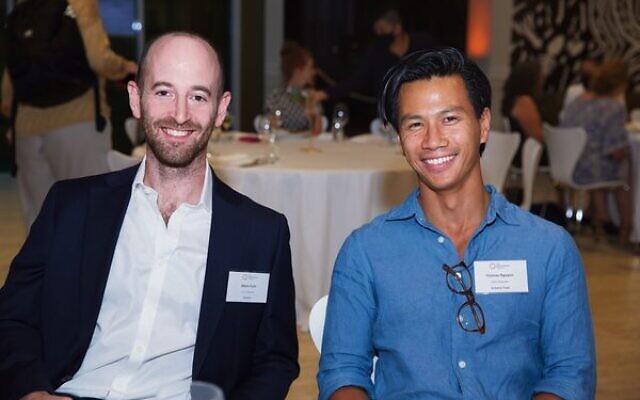 Adam Fisch (left), Thomas Nguyen.