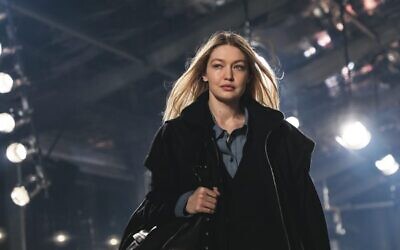 Gigi Hadid at Fashion Week in Paris last month. 
Photo: Vianney Le Caer/Invision/AP