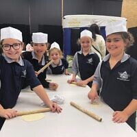 Beth Rivkah primary matzah bakery.