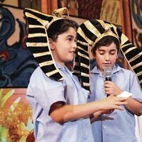 Seth Grinblat (left), Joey Want. The King David School.