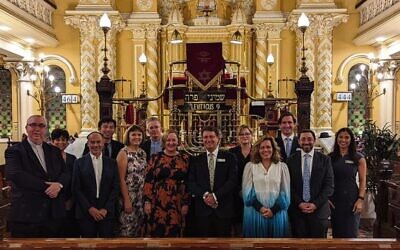 Newly elected Sydney councillors attended a Shabbat service at the Great Synagogue.