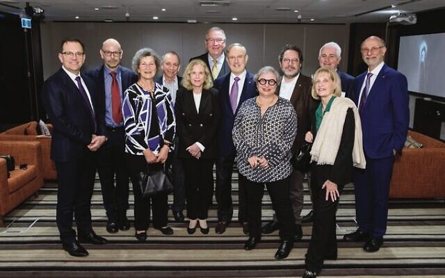 Donors and faculty members attended the launch of ACU's Ancient Israel program.