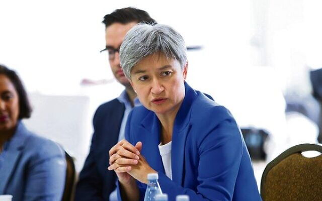 Australia's foreign minister Penny Wong. Photo: Peter Haskin