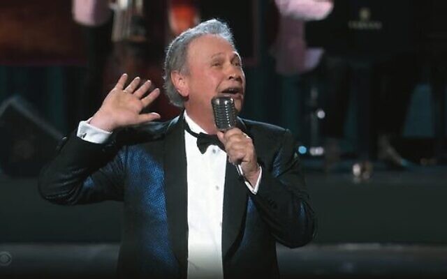 Billy Crystal performing a Yiddish scat routine during the 75th annual Tony Awards 2022. Photo: Screenshot